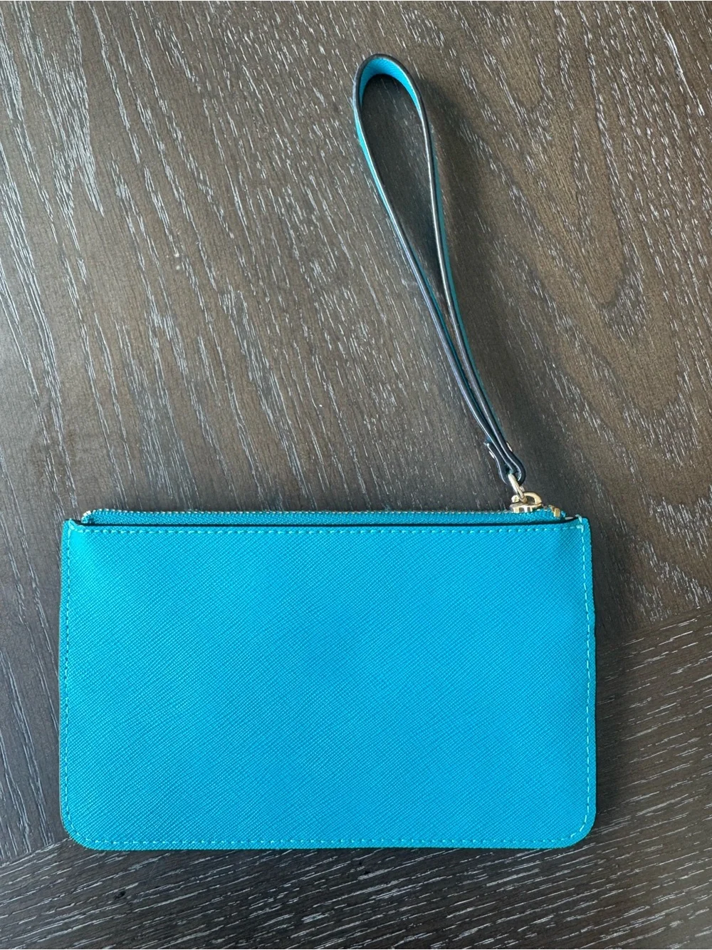 Kate Spade Mikas Pond Blue Leather Wristlet
